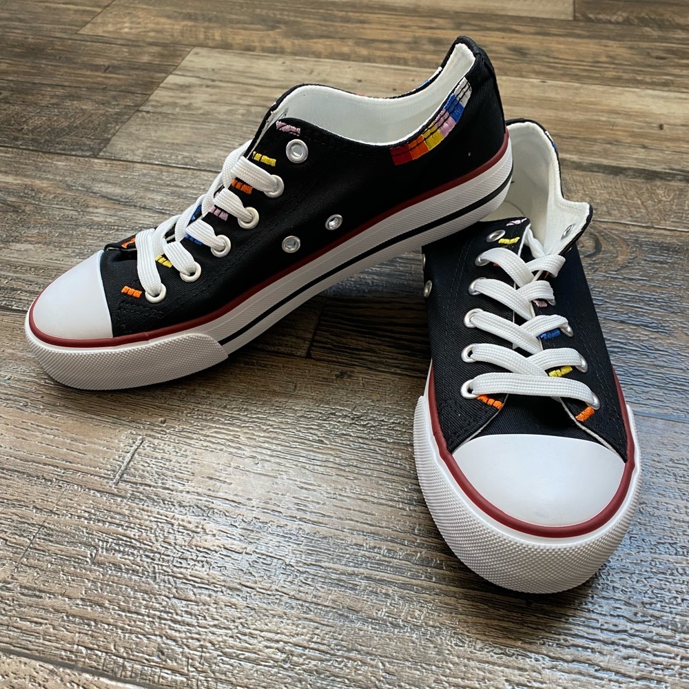 Brand New Black Canvas Shoes